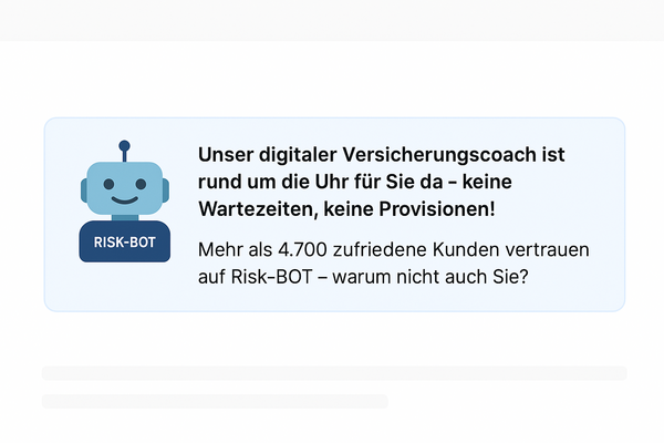 versicherungs coach Chat BOT