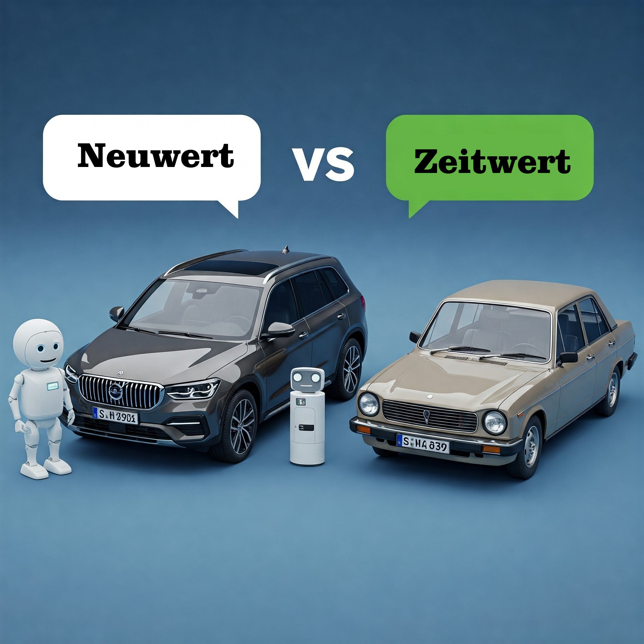 Erklärung Neuwert vs. Zeitwert