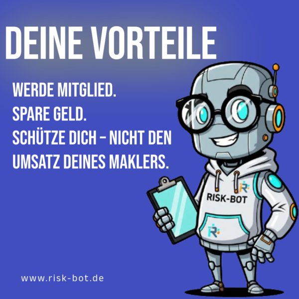 Vorteile für Mitglieder: Deine digitale Versicherungshilfe! 🚀 1 Werde Mitglied. Spare Geld. Schütze dich – nicht den Umsatz deines Maklers.