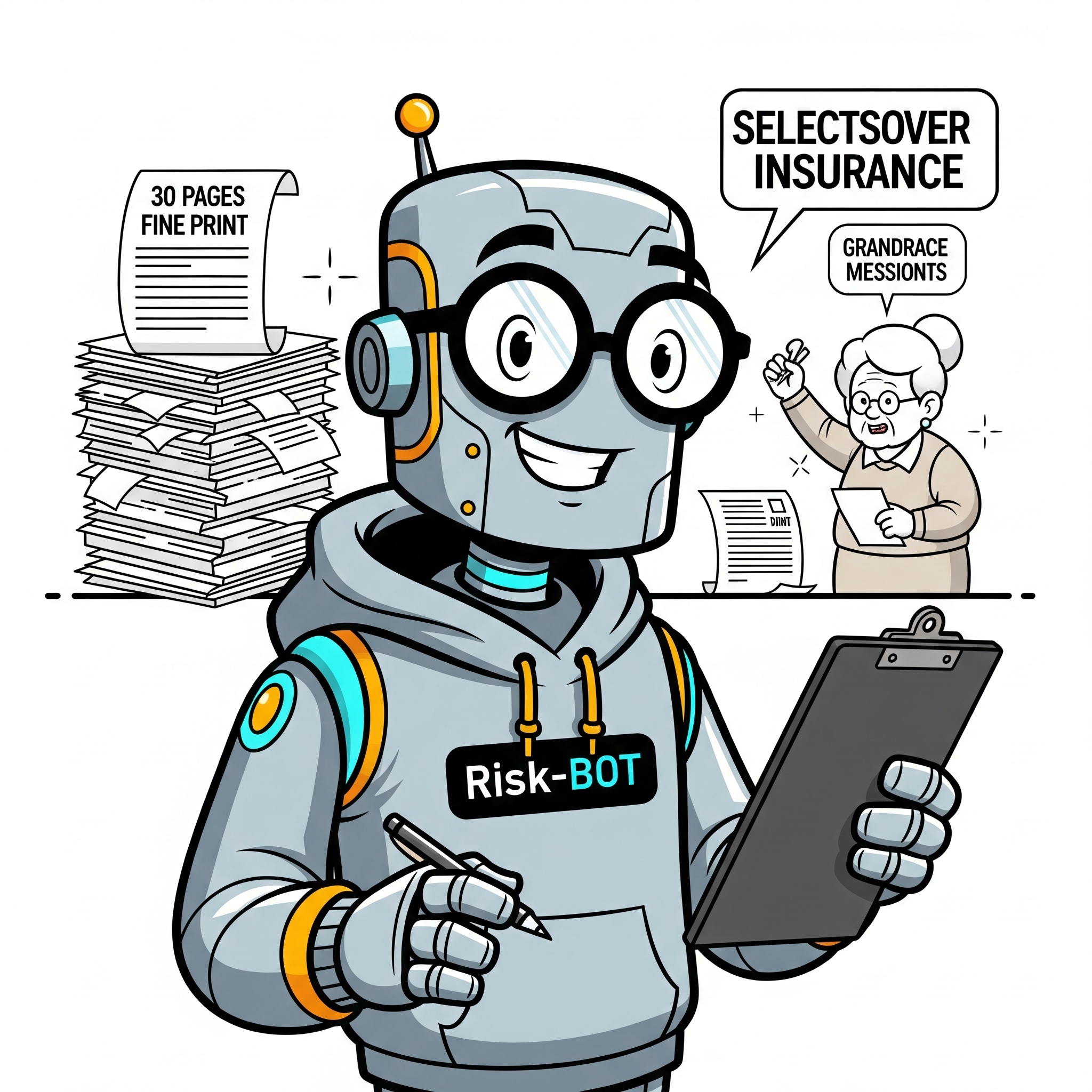 30 Seiten Kleingedrucktes gelesen – Oma hält Risk-BOT jetzt für den neuen Messias
