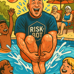 Kanonball Spaß im Pool