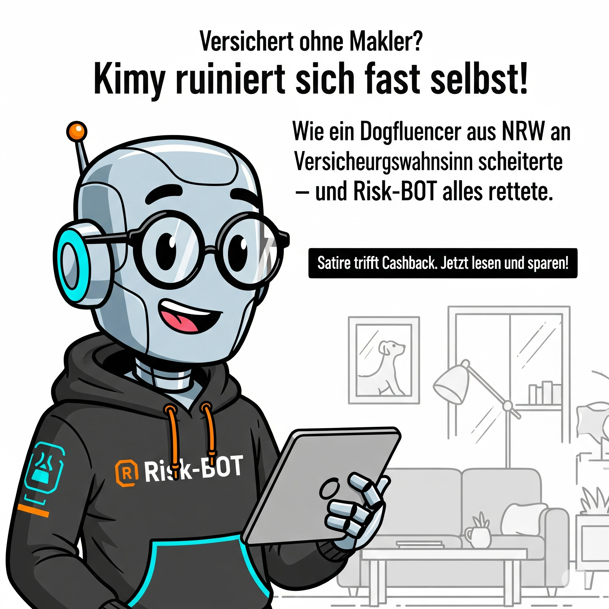 Beratung, wie du sie willst – Risk-BOT macht’s möglich! 3 Versichert ohne Makler? Kimy ruiniert sich fast selbst!