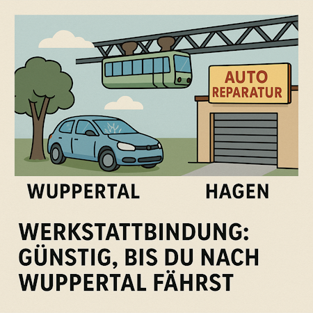 Testbericht: Berufsunfähigkeitsversicherung der Baloise Versicherung 5 Werkstattbindung: günstig, bis du nach Wuppertal fährst