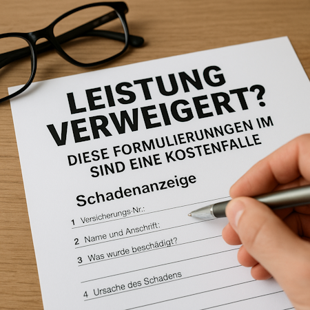 Leistung verweigert? Diese Formulierungen im Formular sind eine Kostenfalle