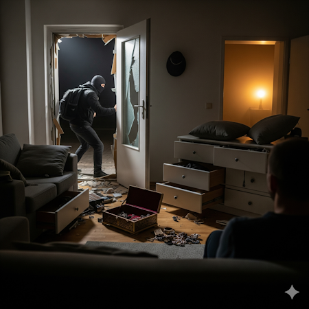 Raub in der eigenen Wohnung – Roland unterstützt im Schadenfall
