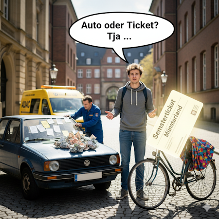 Rürup-Rente: Weniger Steuern, mehr Zukunft – weil du nicht ewig schuften willst! 💼💰 4 Student in Münster: Auto anmelden oder Ticket?