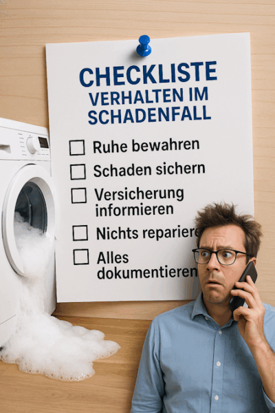 Verhalten im Schadenfall – So sichern Sie Ihre Ansprüche richtig ab