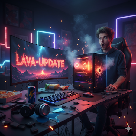 Gamer Greg & das Lava Update
