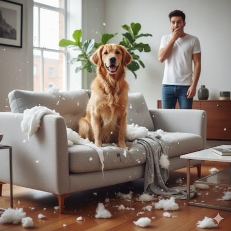 Haftpflicht Horror – Wenn Bello die Designercouch zerlegt
