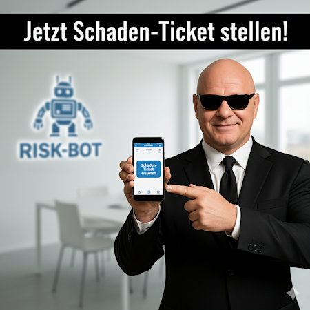 Jetzt Schaden Ticket stellen!