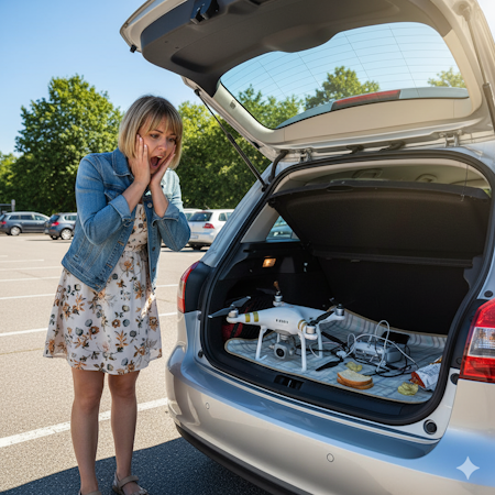 Kofferraum Kollaps – der Fall der fliegenden Fotodrohne