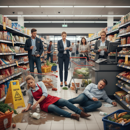 Kaufleute im Einzelhandel – Schäden durch Diebstahl, Fehlkasse oder Kundenunfall