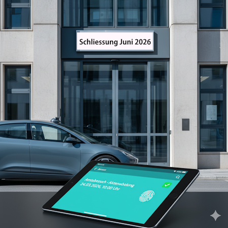 Schließung der Kfz Zulassungsstelle Witten 2026