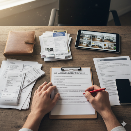 Welche Unterlagen Sie für eine schnelle Schadensmeldung benötigen