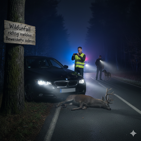 Wildunfall richtig melden