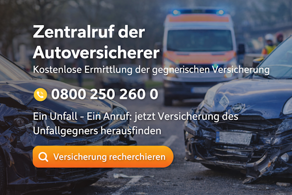 Zentralruf der Autoversicherer – Schnell Klarheit nach einem Unfall