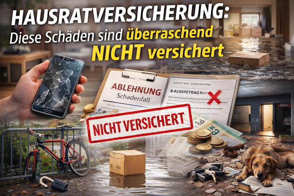 Hausratversicherung Diese Schäden sind überraschend NICHT versichert