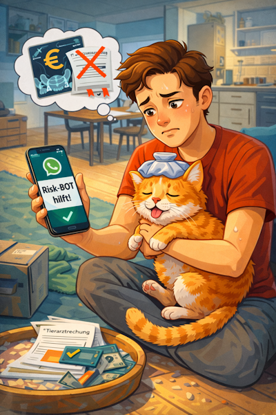 Haustier krank katzenkrankenversicherung