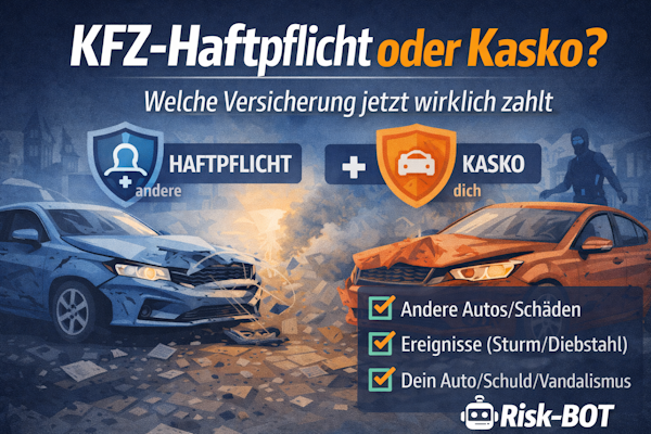KFZ Haftpflicht oder Kasko