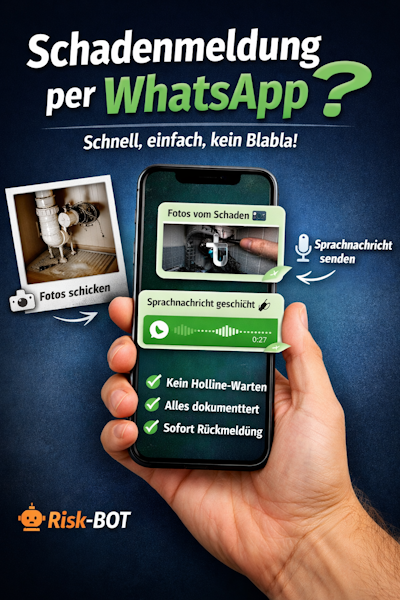 Schadenmeldung per WhatsApp