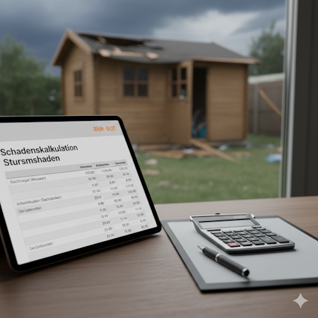 Sturmschaden im Garten