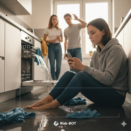 WG unter Wasser – keiner rastet aus dank Risk BOT