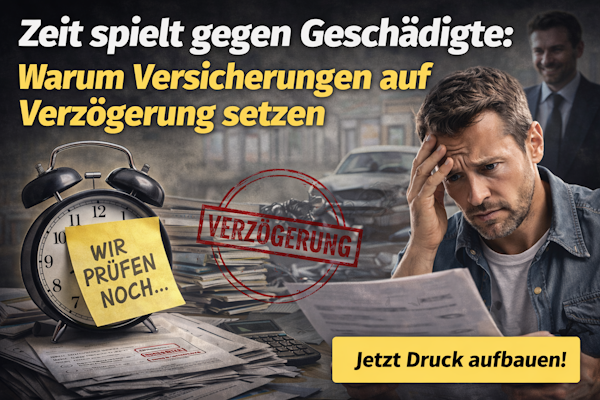Warum Versicherungen auf Verzögerung setzen