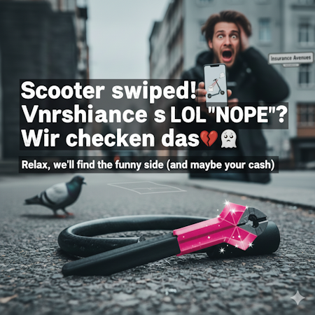 E Scooter Diebstahl Versicherung zahlt nicht
