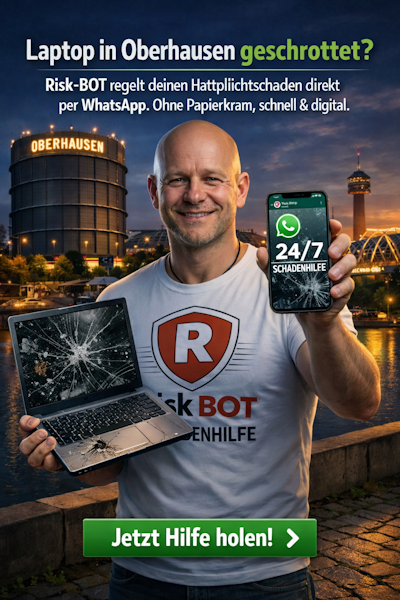 Haftpflichtschaden melden Oberhausen