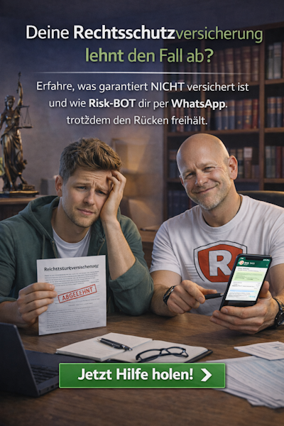 Rechtsschutz zahlt nicht