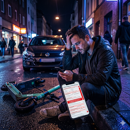E Scooter Unfall