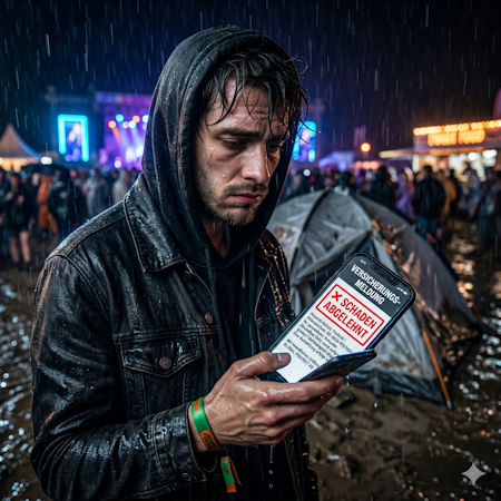 Festival Schaden abgelehnt