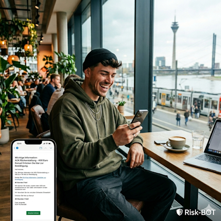 AOK-Scam: Die 400€-Falle, die dein Konto rasiert
