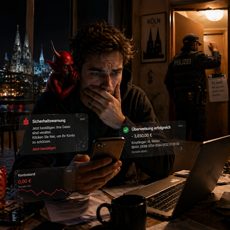 💣 Phishing-Schock: Dein Konto ist leer, bevor du es merkst