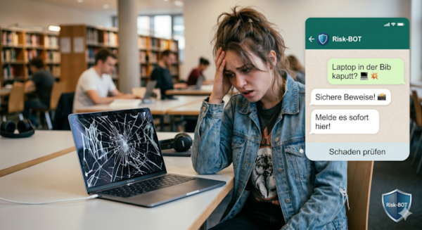 MacBook in der Uni kaputt So zwingst du die Versicherung zur Zahlung
