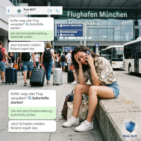 Urlaubs-Chaos: Flugausfall & Koffer weg – Warum du nicht in der Warteschleife sterben musst