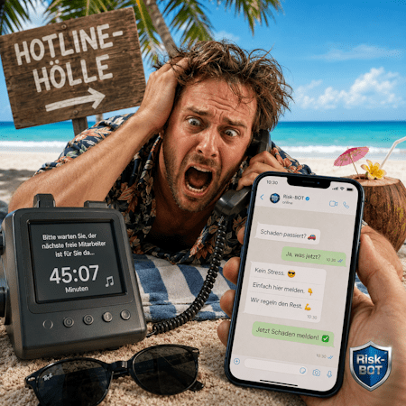 Hotline-Hölle: Schaden melden ohne 45 Minuten Warteschleife