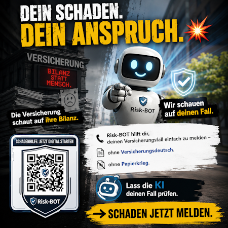 Schaden melden, ohne Geld zu verlieren: Dein Schaden. Dein Anspruch. 💥